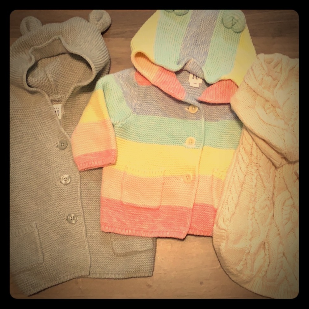 Baby gap knit sweaters